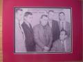 Picture: Bear Bryant with his first group of coaches in 1958, his first year as the head coach of the Alabama Crimson Tide. This 8 X 10 photo comes double matted to 11 X 14 so that it fits a standard frame.