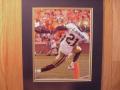 Picture: Calvin Johnson scores in Georgia Tech's stunning upset of Auburn original 8 X 10 photo professionally double matted to 11 X 14 to fit a standard frame.