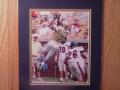 Picture: Calvin Johnson Georgia Tech Yellow Jackets original 8 X 10 photo professionally double matted to 11 X 14 to fit a standard frame.