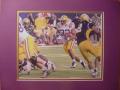 Picture: Charles Scott LSU Tigers original 8 X 10 photo professionally double matted to 11 X 14 so that it fits a standard frame.