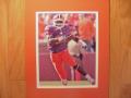 Picture: James Davis Clemson Tigers 8 X 10 photo professionally double matted to 11 X 14 so that it fits a standard frame.