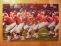 Picture: Clemson Tigers 2008 "Here Come the Tigers" original 12 X 18 panoramic photo print. Please click on the Clemson Tigers section on the left side of our home page to see our many Clemson Tigers items!