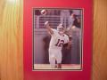 Picture: Brodie Croyle Alabama Crimson Tide Spiral 8 X 10 original photo professionally double matted to 11 X 14 to fit a standard frame. 