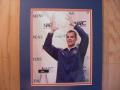 Picture: Florida Gators Head Coach Billy Donovan with the 2006 NCAA National Basketball Champion Trophy original 8 X 10 photo professionally double matted to 11 X 14 to fit a standard frame.