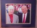 Picture: Erk Russell and Vince Dooley together for the last time original 8 X 10 photo professionally double matted in Georgia Southern Eagles colors to  11 X 14 to fit a standard frame. 