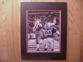 Picture: Brian Finneran Atlanta Falcons original 8 X 10 photo professionally double matted to 11 X 14 to fit a standard frame. This photo shows Finneran making a great catch in the end zone for a touchdown at the RCA Dome against the Indianapolis Colts.