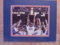 Picture: Florida Gators win the 2006 National Championship scoreboard with players original 8 X 10 photo professionally double matted to 11 X 14 to fit a standard frame.