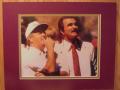 Picture: Bobby Bowden and Burt Reynolds Florida State Seminoles original 8 X 10 photo professionally double matted to 11 X 14 to fit a standard frame.