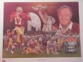 Picture: Florida State Seminoles National Champions Print features Bobby Bowden and Charlie Ward and is signed and numbered by the artist.