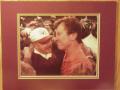 Picture: Bobby Bowden and Steve Spurrier 8 X 10 original photo professionally double matted to 11 X 14 to fit a standard frame.
