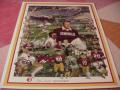 Picture: Florida State Football History. 1980's print signed by artist Paul Miller. You will receive a ledger with the names of all 57 images on the print. The images on the print include Bobby Bowden, Burt Reynolds, Fred Biletnikoff, Mark Lyles, Jimmy Jordan, Greg Allen, Rohn Stark, Bill Capece, Jackie Flowers, Ron Simmons, Bobby Butler, Aaron Carter, Gary Huff, Ron Sellers, Dale McCullers, Del Williams, Mark Wettstein, Al Ulmer, Lee Corso, Bill Dawkins, Doak Campbell Stadium and many others.