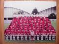 Picture: Georgia Bulldogs 1980 National Champions original team photo features Herschel Walker as a freshman, Buck Belue, Lindsay Scott, Scott Woerner, Terry Hoage, Erk Russell, Vince Dooley, Eddie Weaver, Amp Arnold, Pat McShea, Tim Crowe, Jimmy Payne, Freddie Gilbert, Frank Ros, Rex Robinson, John Lastinger, Ronnie Stewart, Carnie Norris, Jeff Hipp, Wayne Radloff, Nat Hudson, Guy McIntyre, Jimmy Harper, Tim Morrison, Clarence Kay, Norris Brown and many others.