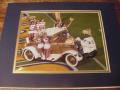 Picture: Georgia Tech Yellow Jackets Ramblin Wreck original 8 X 10 photo professionally double matted in team colors to 11 X 14 so that it fits a standard frame.