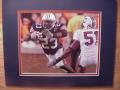 Picture: Kenny Irons Auburn Tigers original 8 X 10 photo professionally double matted in team colors to 11 X 14 so that you can buy a standard frame cheaply that fits the item.