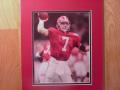 Picture: Jay Barker Alabama Crimson Tide "crimson jersey" original 8 x 10 photo professionally double matted to 11 X 14 to fit a standard frame.