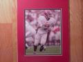 Picture: Jay Barker Alabama Crimson Tide "white jersey" original 8 X 10 photo professionally double matted to 11 X 14 to fit a standard frame. 