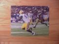 Picture: Jordan Jefferson to Quinn Johnson LSU Tigers original 8 X 10 photo.