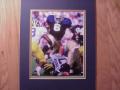 Picture: Jerome Bettis Notre Dame Fighting Irish original 8 X 10 photo professionally double matted to 11 X 14. Fits a standard frame!