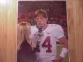 Picture: John Parker Wilson Alabama Crimson Tide original 8 X 10 photo professionally double matted to 11 X 14 so that it fits a standard frame.