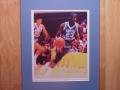 Picture: Michael Jordan North Carolina Tar Heels original 8 X 10 photo professionally double matted in Carolina Blue to 11 X 14 to fit a standard frame!