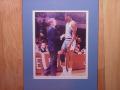 Picture: Two Tar Heel legends in one great photo! Michael Jordan and Dean Smith North Carolina Tar Heels original 8 X 10 photo professionally double matted in Carolina Blue to 11 X 14 to fit a standard frame.