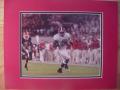 Picture: Julio Jones Alabama Crimson Tide original 8 X 10 photo professionally double matted to 11 X 14 so that it fits a standard frame.