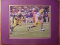 Picture: Keiland Williams LSU Tigers original 8 X 10 photo professionally double matted to 11 X 14 so that it fits a standard frame.