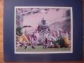 Picture: Kijana Carter Penn State Nittany Lions original 8 X 10 photo double matted to 11 X 14 so that it fits a standard frame. Carter runs through Notre Dame in this photo.