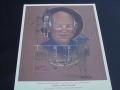 Picture: Georgia State Panthers Lefty Driesell print. This original artwork lithograph was presented to Georgia State Panthers Coach Lefty Driesell on December 11, 1998 at a 700 wins dinner reception in his honor.