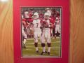 Picture: Matt Leinart and Kurt Warner Arizona Cardinals original 8 X 10 photo professionally double matted to 11 X14 to fit a standard frame.