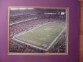 Picture: LSU Tigers 2008 Chick-fil-A Bowl Georgia Dome stadium original 8 X 10 photo against Georgia Tech professionally double matted to 11 X 14 so that it fits a standard frame.