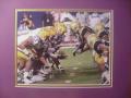 Picture: LSU Tigers vs. Georgia Tech in the 2008 Chick-fil-A Bowl original 8 X 10 photo professionally double matted to 11 X 14 so that it fits a standard frame.