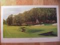 Picture: Augusta National "The Masters" Azaela 13th Hole limited edition golf print signed and numbered by artist Alan Zuniga.