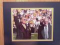 Picture: Bo Schembechler at Hayden Frye's Iowa retirement original 8 X 10 photo professionally double matted to 11 X 14 to fit a standard frame.