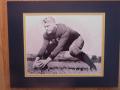 Picture: Former President Gerald Ford in his days as the center for the Michigan Wolverines. Original 8 X 10 photo professionally double matted to  11 X 14 to fit a standard frame.