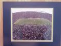 Picture: Michigan Wolverines original 8 X 10 photo of their famed football stadium "The Big House" professionally double matted in Maze and Blue to 11 X 14 to fit a standard frame