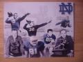 Picture: Notre Dame Fighting Irish Heisman Trophy 11 X 14 photo print includes Angelo Bertelli, Johnny Lujack, Leon Hart, Johnny Lattner, Paul Hornung, John Huarte, and Tim Brown.