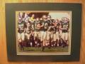 Picture: Brady Quinn leads the Irish onto the field in their green uniforms original 8 X 10 photo professionally double matted to 11 X 14 so that it fits a standard frame. 