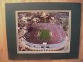 Picture: Notre Dame Stadium original 8 X 10 photo professionally double matted to 11 X 14 so that it fits a standard frame. Great aerial view of South Bend, Indiana and "Touchdown Jesus" in this photo. 