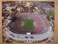 Picture: Notre Dame Stadium original photo with great aerial view of South Bend, Indiana and "Touchdown Jesus." 