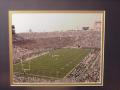 Picture: Notre Dame Fighting Irish Stadium original 8 X 10 photo professionally double matted to 11 X 14 to fit a standard frame. Great shot of this icon in South Bend, Indiana with the "Touchdown Jesus" in the right corner. "Touchdown Jesus" is a large mural on Hesburgh Library of a resurrected Jesus that looks like a referee signalling a touchdown. Are you one of the 80 thousand plus fans in this great stadium built in 1930?