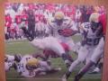 Picture: Josh Nesbitt "Dwyer and Jones Open a Hole" Georgia Tech Yellow Jackets original 8 X 10 photo professionally double matted to 11 X 14. If you would like this framed in solid cherry wood staircase molding please add $20.00.