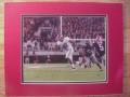 Picture: Nick Walker Alabama Crimson Tide original 8 X 10 photo professionally double matted to 11 X 14 so that it fits a standard frame.