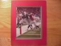 Picture: Nick Walker Alabama Crimson Tide original 8 X 10 photo professionally double matted to 11 X 14 so that it fits a standard frame.