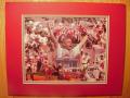 Picture: Ohio State Buckeyes 2002 National Championship original 8 X 10 photo collage featuring Jim Tressel and all the great plays against Miami professionaly double matted to 11 X 14 to fit a standard frame. 