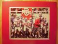Picture: Jim Tressel and the Ohio State Buckeyes "Here We Come" 8 X 10 photo professionally double matted to 11 X 14 so that it fits a standard frame.