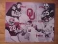 Picture: Oklahoma Sooners 2009 Heisman Trophy photo print includes Sam Bradford, Jason White, Billy Sims, Steve Owens, and Billy Vessels.