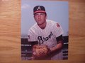 Picture: Phil Niekro in white Atlanta Braves photo.