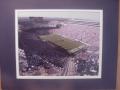 Picture: Penn State Nittany Lions Beaver Stadium Aerial 8 X 10 photo professionally double matted to 11 X 14 so that it fits a standard frame. Basically you can by an inexpensive frame for under 10 dollars and have a double matted and framed piece ready to hang on the wall for under 50 dollars.