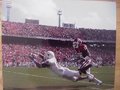 Picture: Quan Cosby Texas Longhorns vs. Oklahoma 12 X 18 panoramic print.